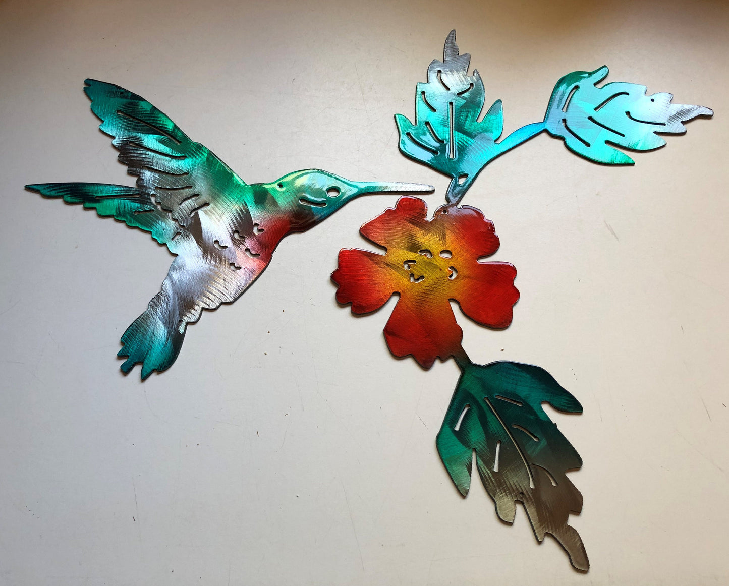 Hummingbird with Floral Branch