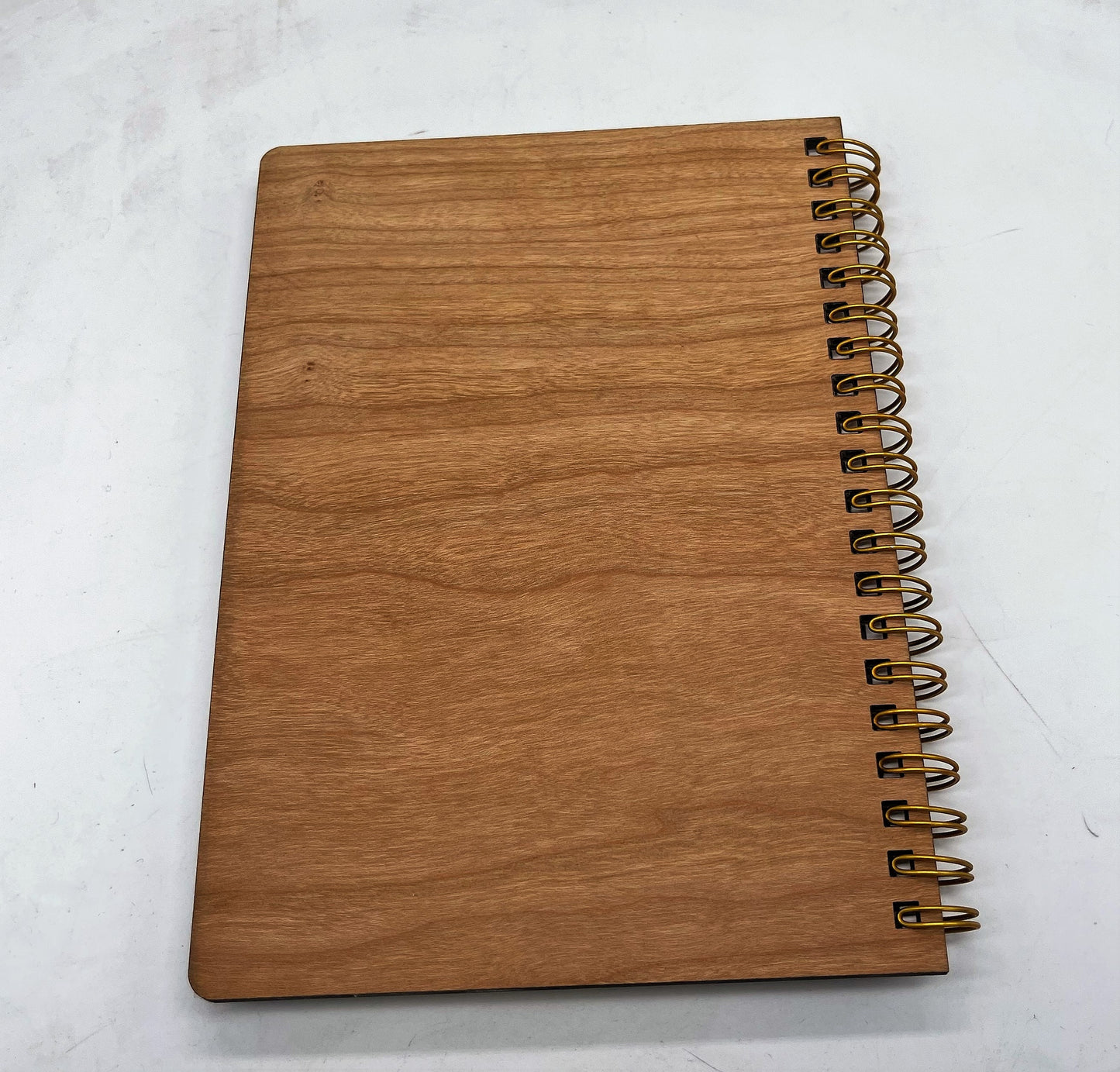 Just Breathe Engraved Wooden Notebook