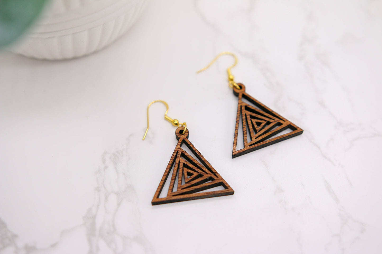 Geometric Triangle Earrings | modern | boho | trendy