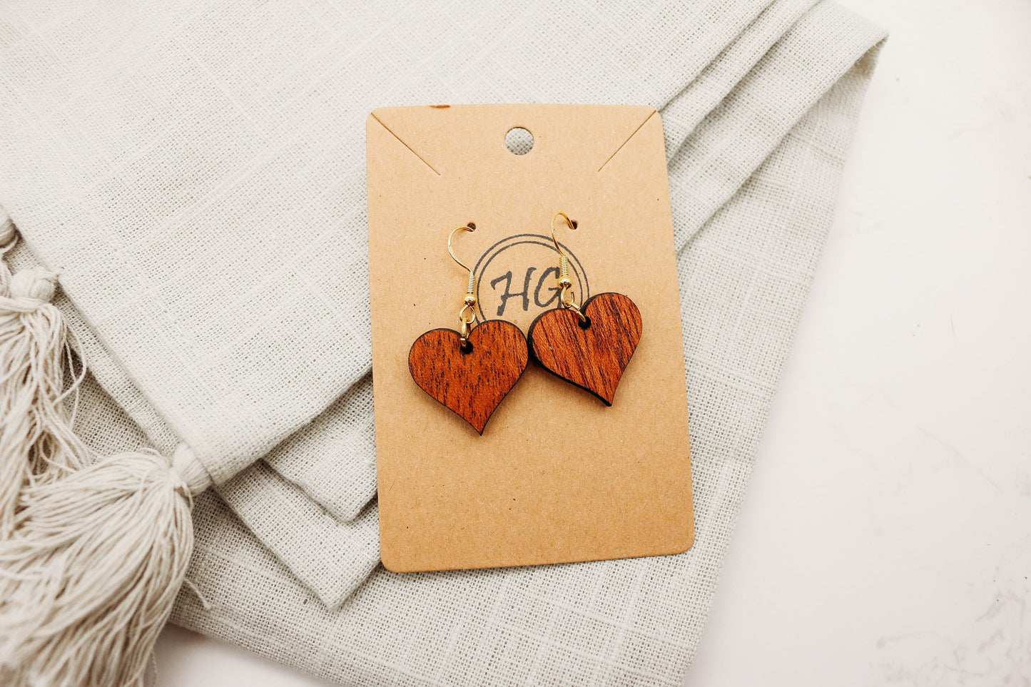 Valentine Hearts/Heart/Simple Heart Drop Earring Pair