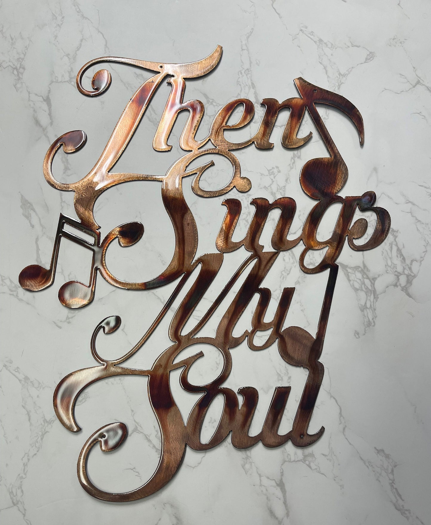 Then Sings My Soul How Great Thou Art Hymn Metal Wall Art Decor