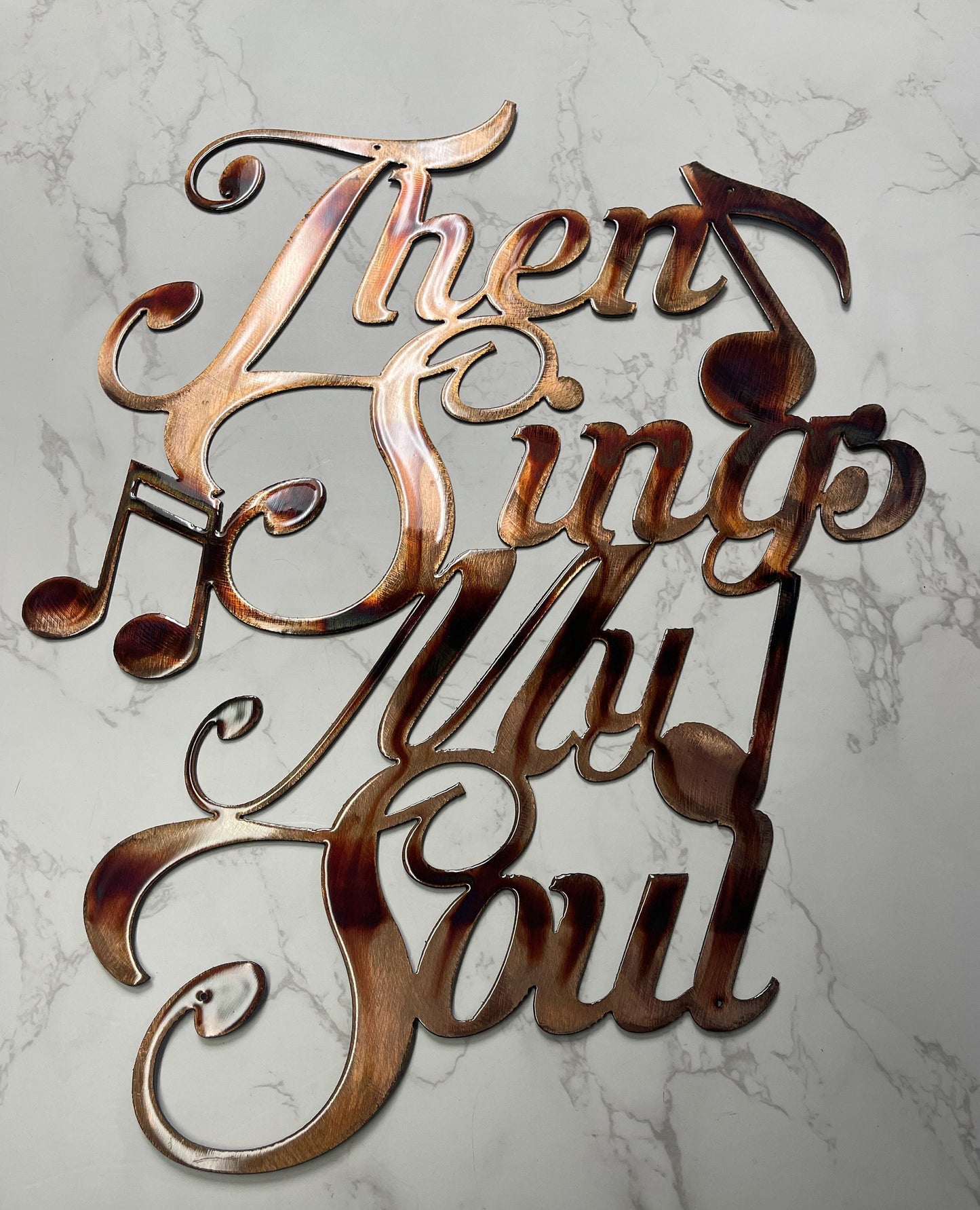 Then Sings My Soul How Great Thou Art Hymn Metal Wall Art Decor