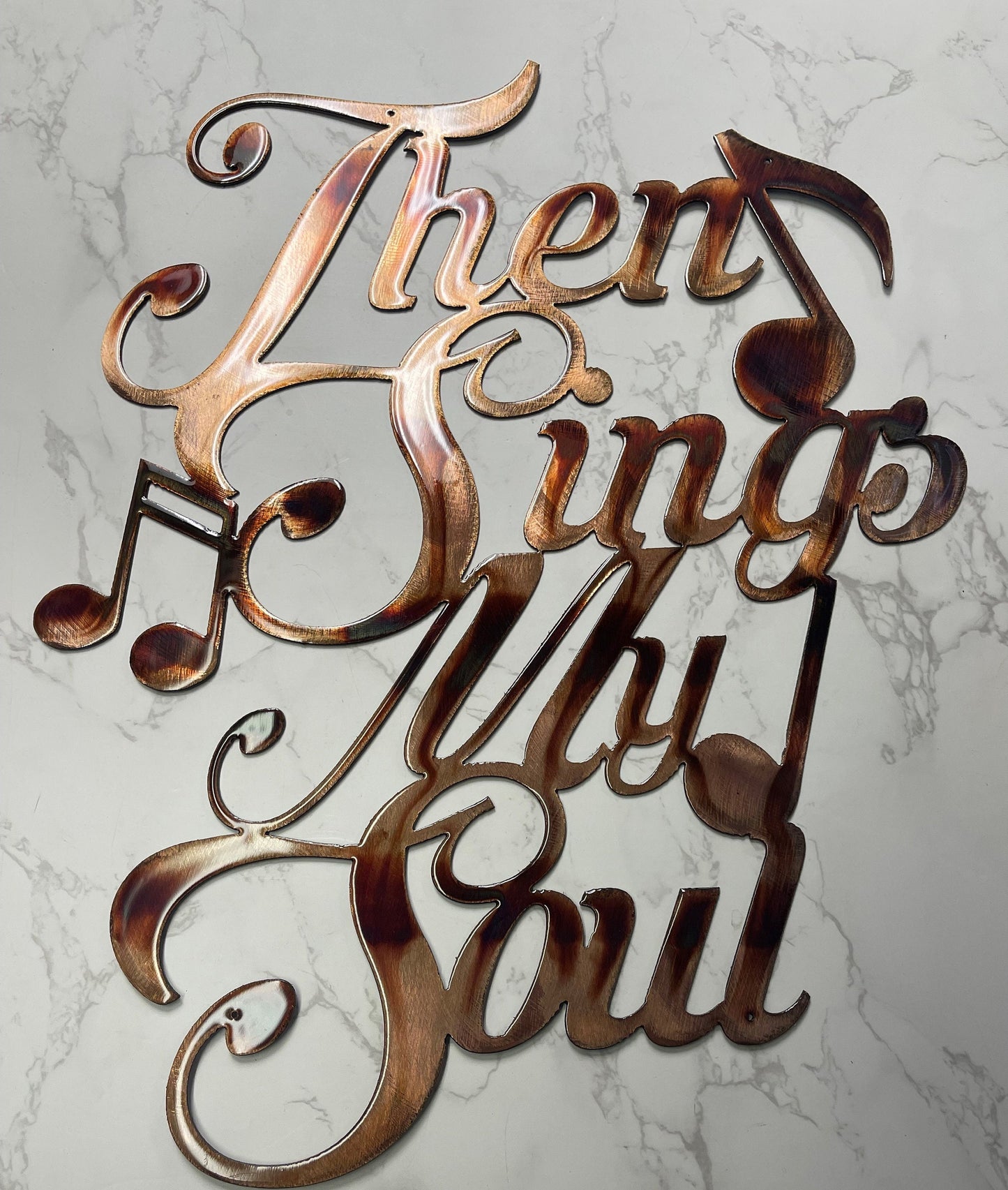 Then Sings My Soul How Great Thou Art Hymn Metal Wall Art Decor