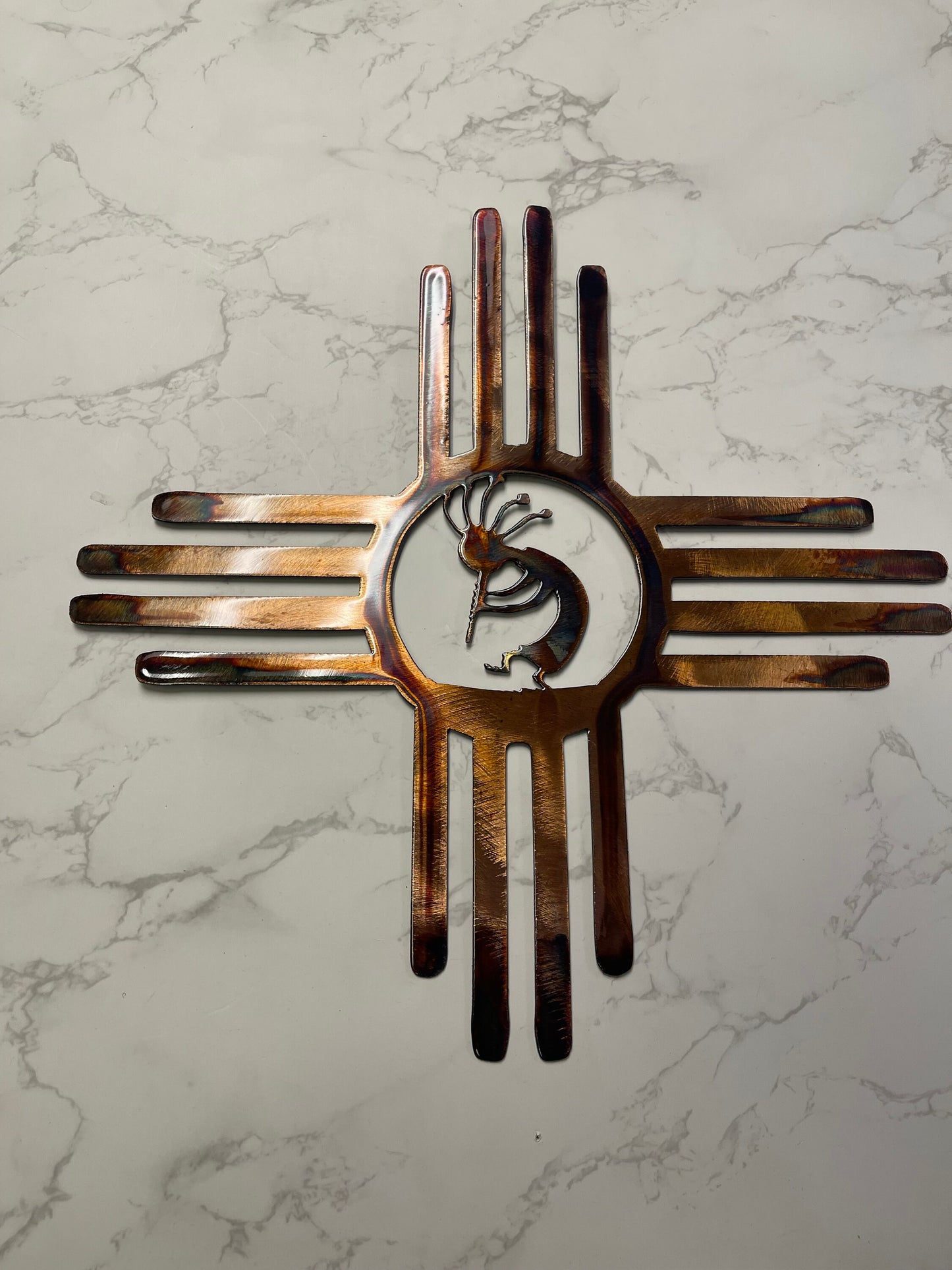 Zia Kokopelli Metal Wall Art