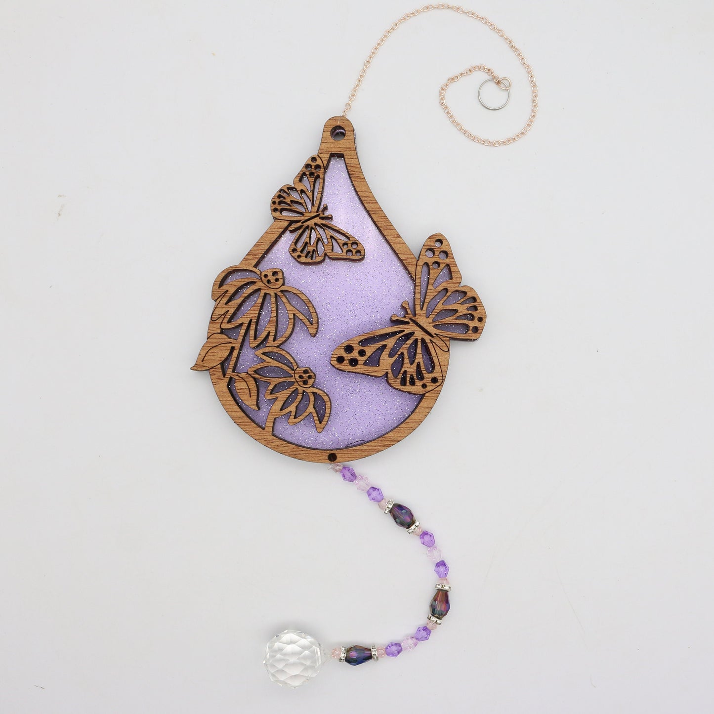 Butterfly and Floral Sun Catcher