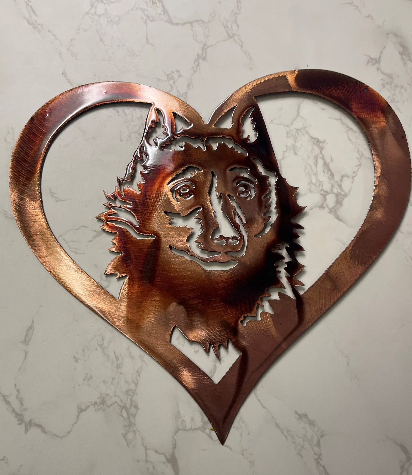 Schipperke Dog Metal Wall Art Décor - Handcrafted in the USA