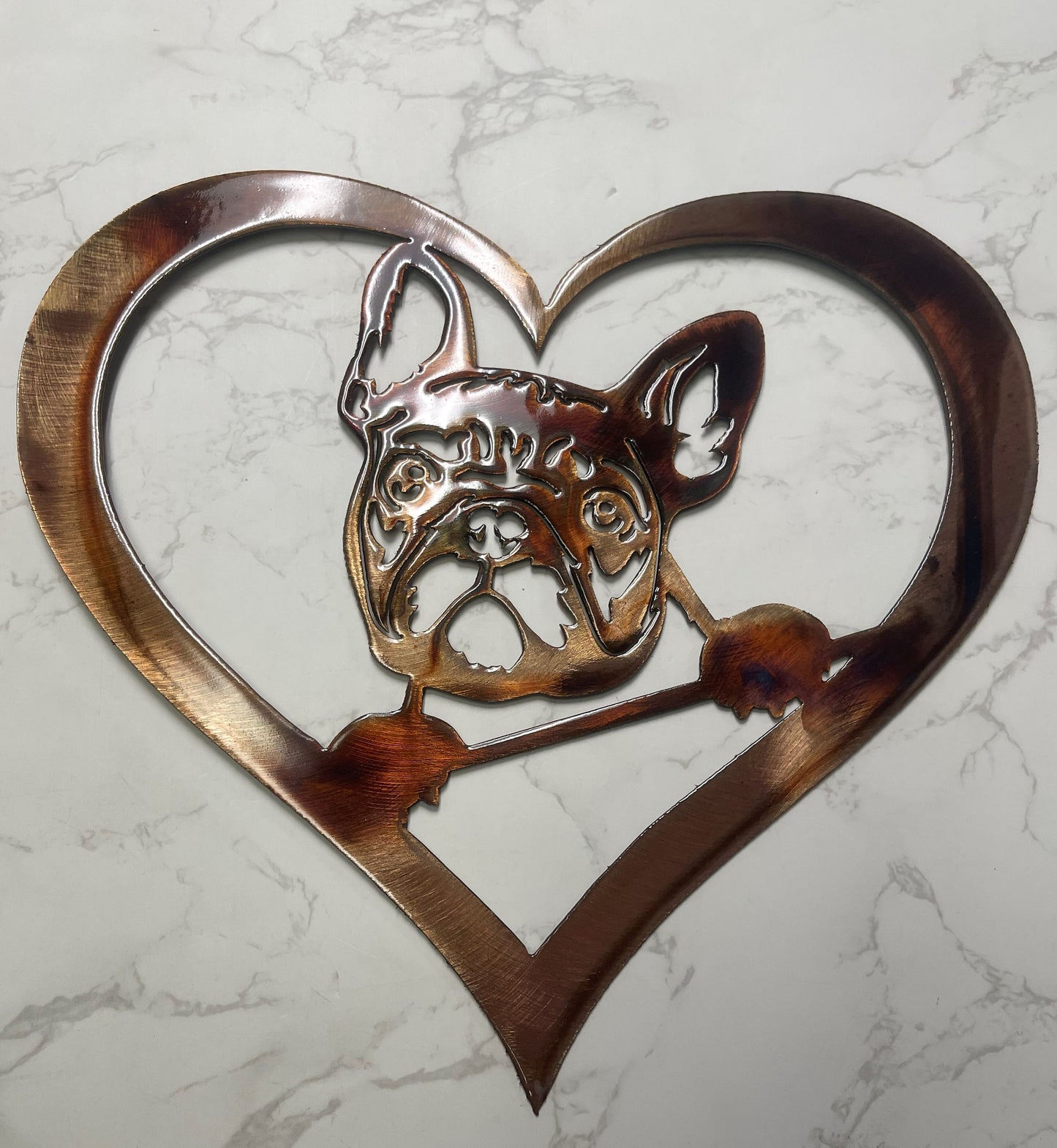 French Bulldog Metal Wall Art - Crafted in the USA