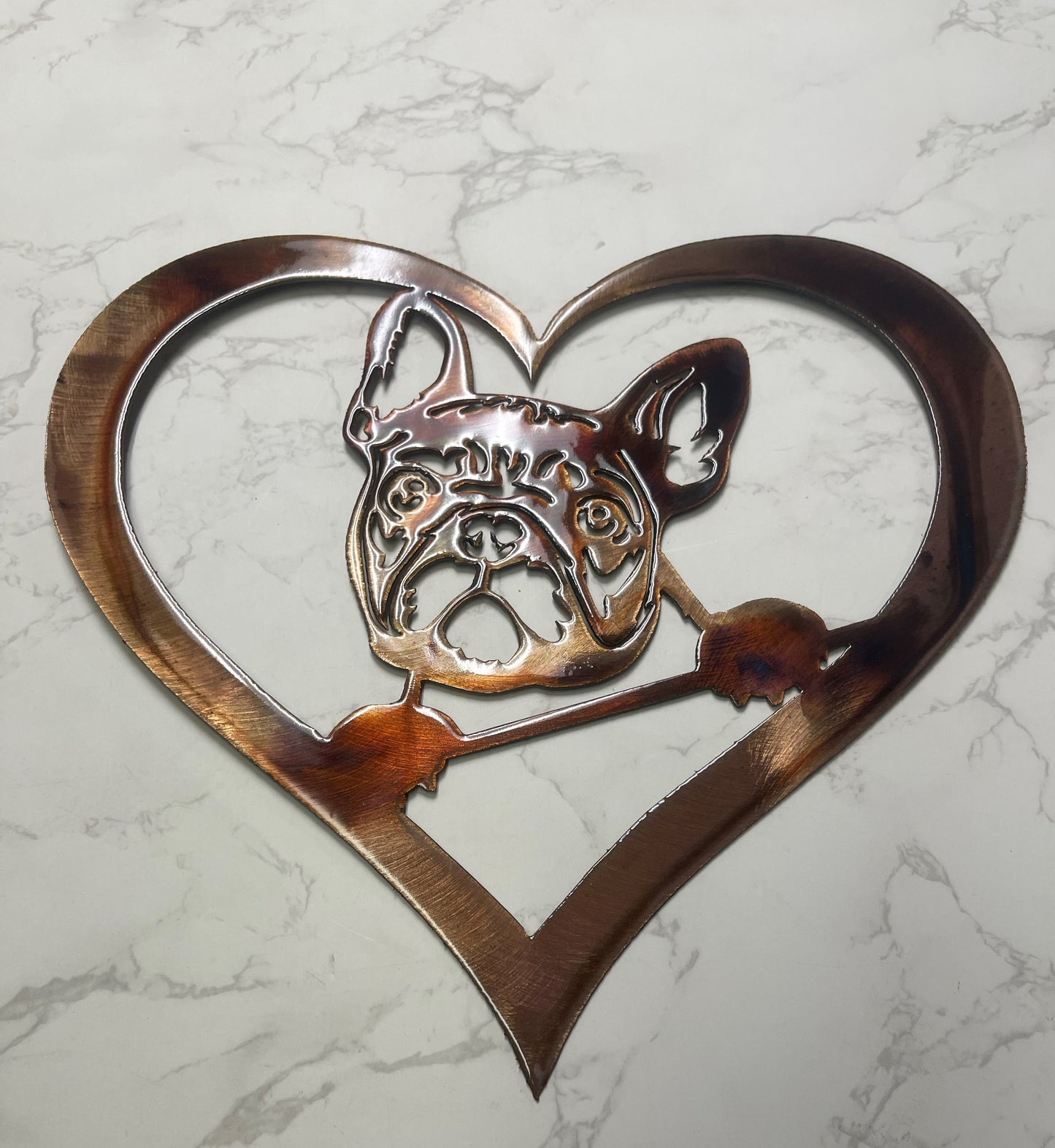 French Bulldog Metal Wall Art - Crafted in the USA