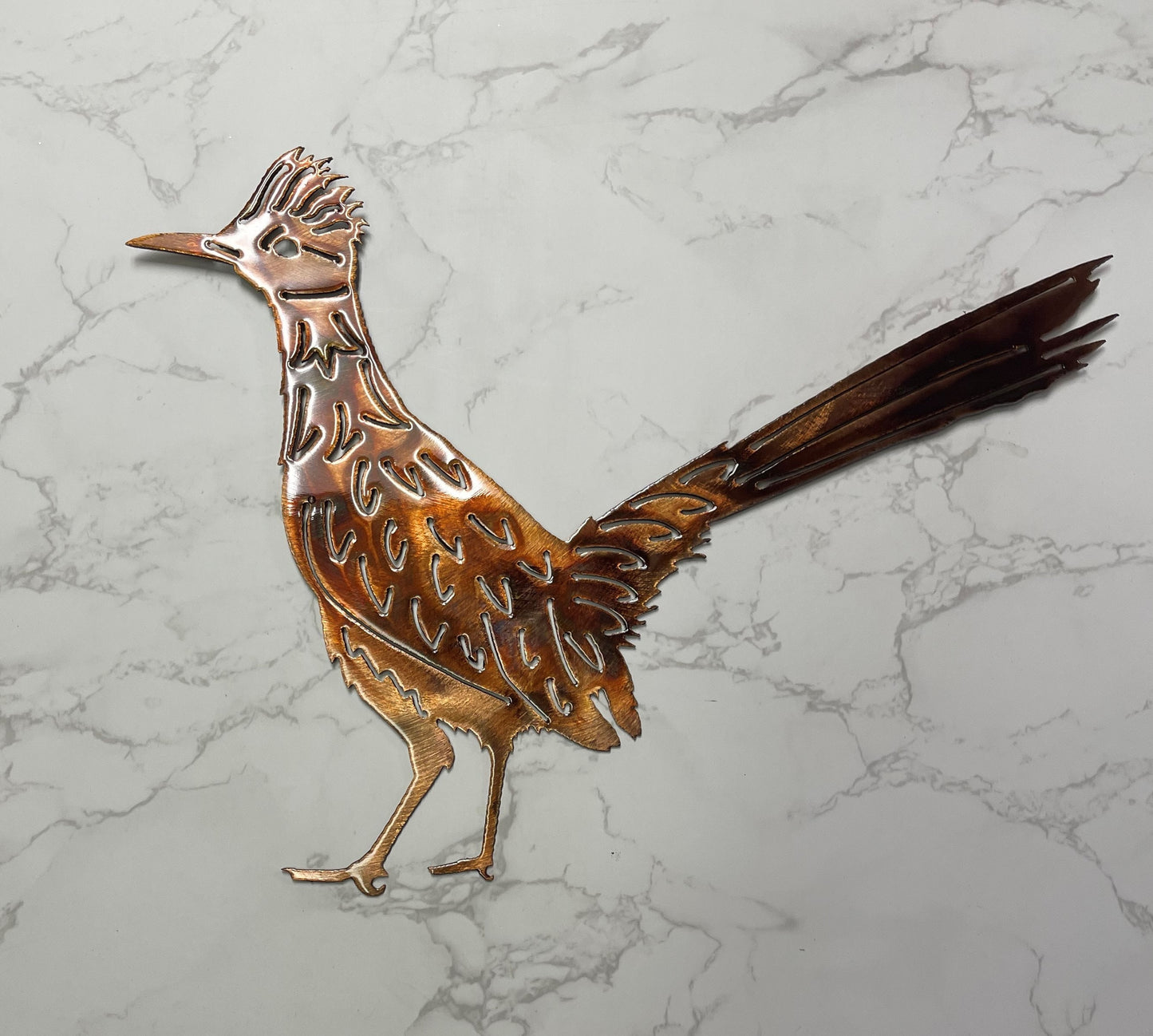 Arizona Roadrunner Metal Wall Art Decor - Handcrafted in Payson, AZ