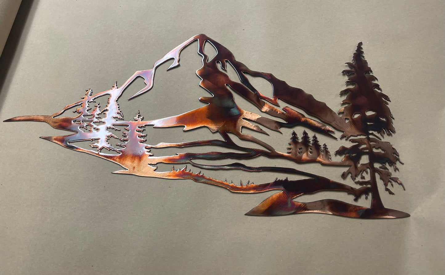 Alpine Reflections Metal Wall Art: Capturing Mountain Memories