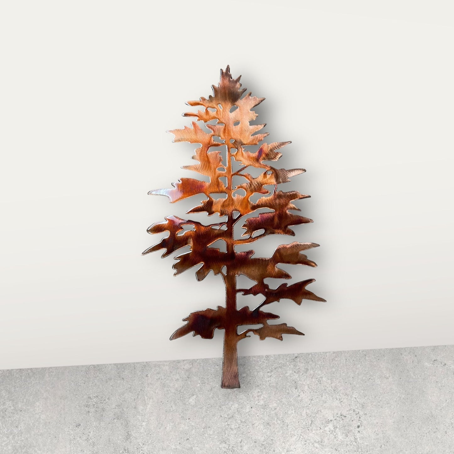 Majestic Pine Tree Metal Wall Decor