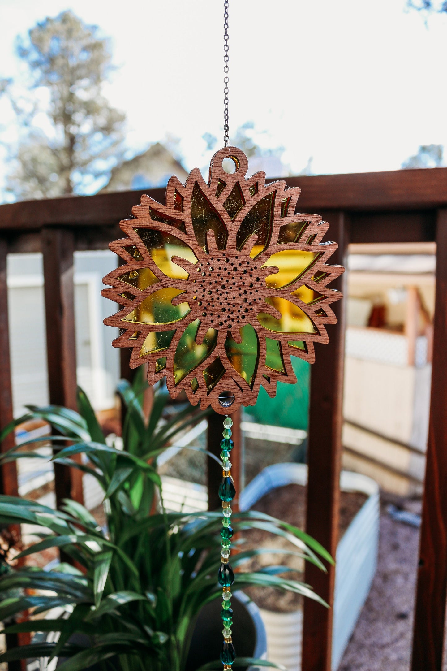 Sunflower Suncatcher Decor