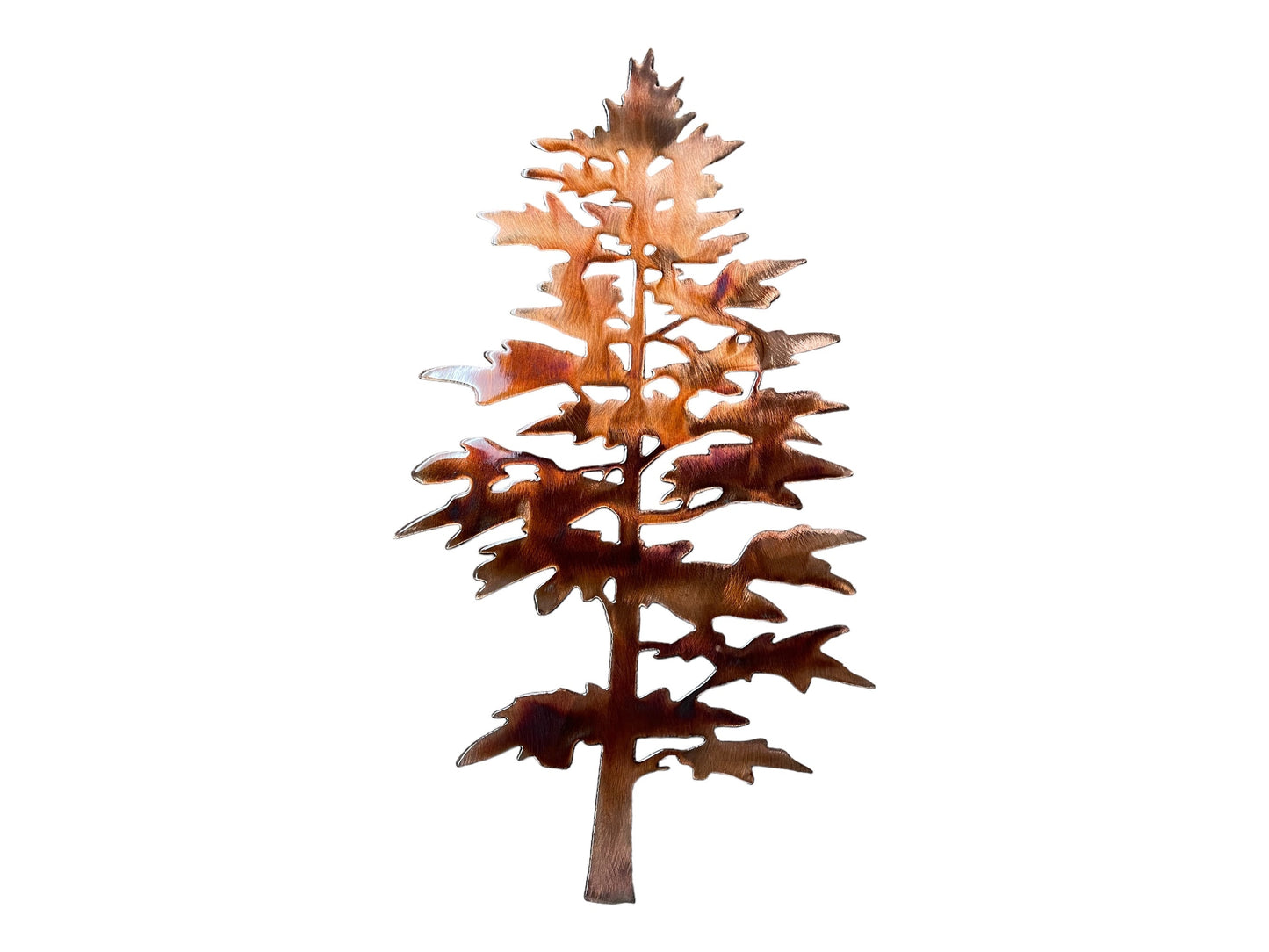 Majestic Pine Tree Metal Wall Decor