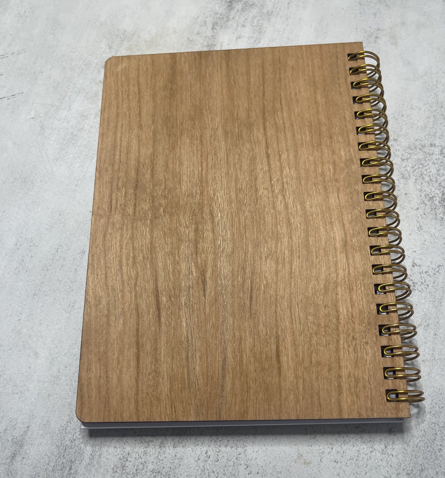 Always Remember Engraved Wooden Notebook