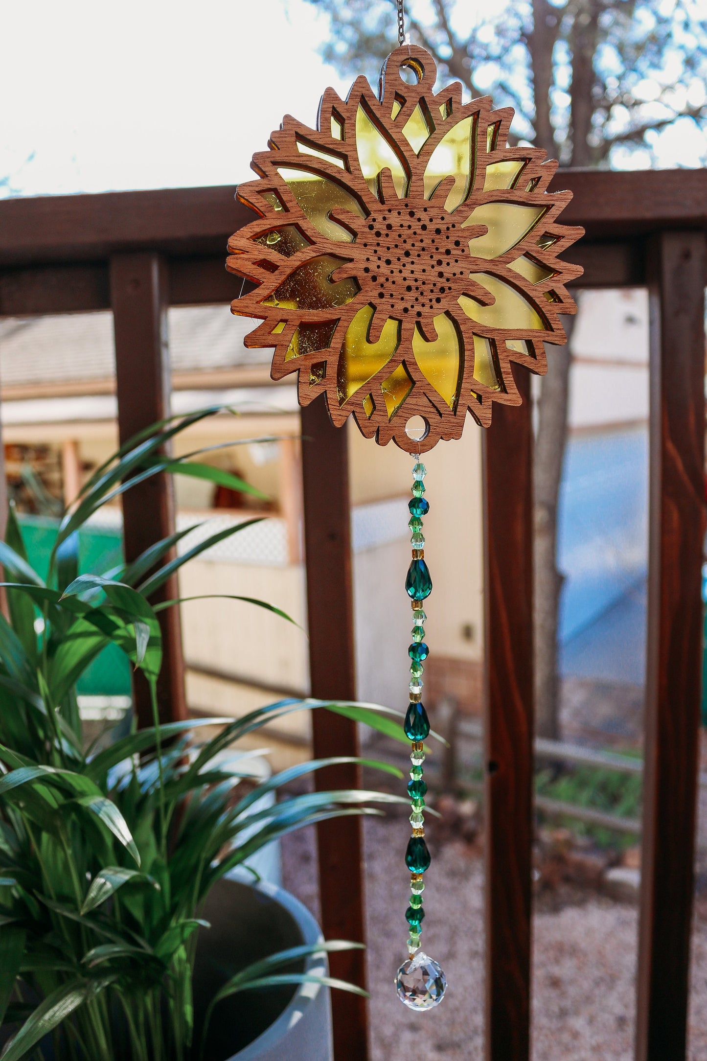 Sunflower Suncatcher Decor