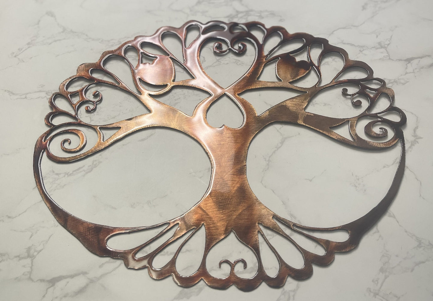 Oval Tree of Life Metal Wall Art Décor