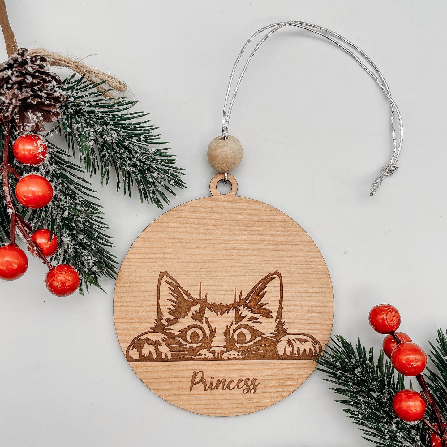 Cat Ornament - Personalized