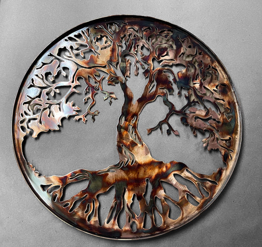 Tree of Life Metal Wall Art available in 2 sizes 24" and 34"