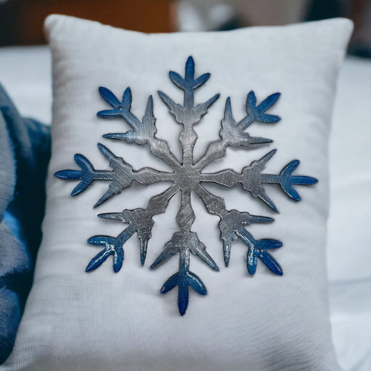 Blue Tinged Winter Wonderland Snowflake 10"/8"/6"